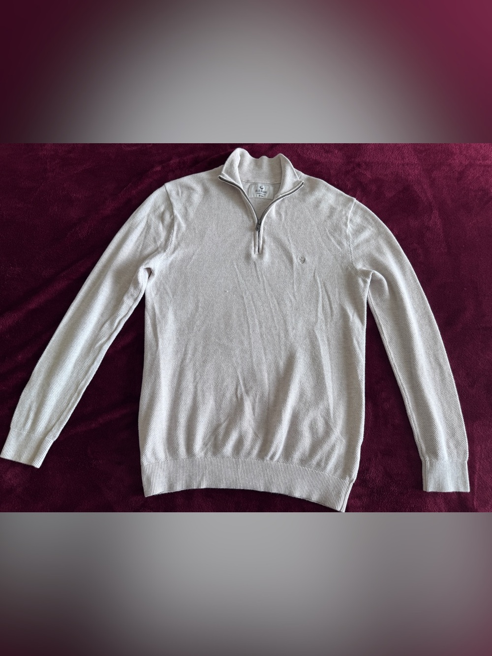 Women’s Old Khaki Unrestricted 1/4 Zip Pullover Sweatshirt Size M 100% Cotton